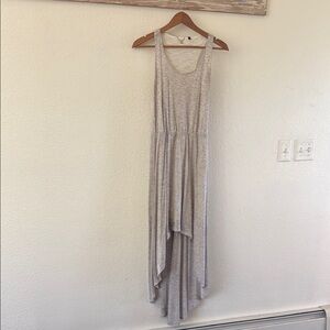 Elegant Gray Sleeveless Maxi Dress